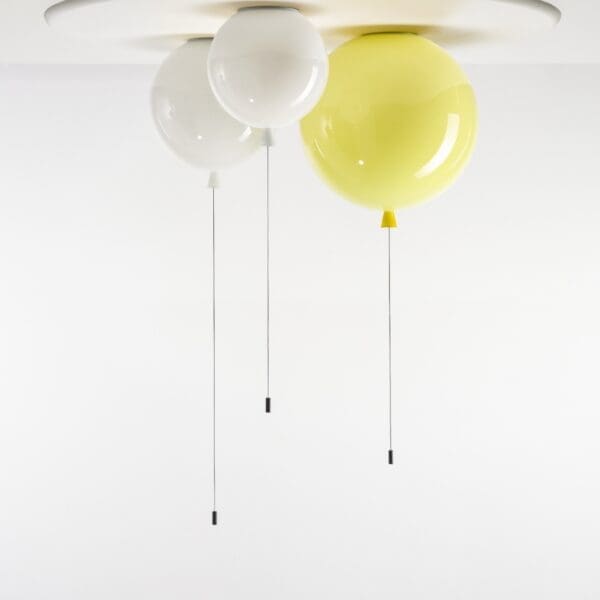 BROKIS MEMORY PC1001 set piccolo - soffitto - giallo e bianco lucidi - rosone bianco