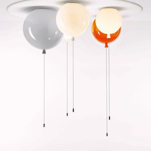 BROKIS MEMORY PC1002 set grande - soffitto - grigio, bianco e arancio - rosone bianco