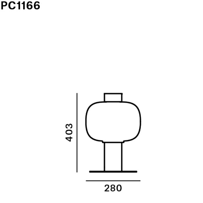 BROKIS BONBORI PC1166 piccola - vetro opalino triplex - struttura nera opaca - outdoor - immagine 3