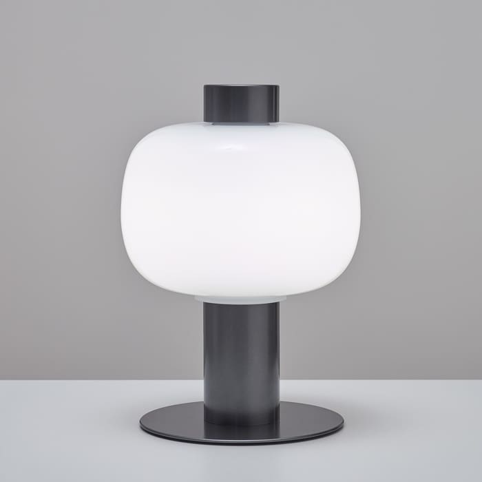 BROKIS BONBORI PC1166 piccola - vetro opalino triplex - struttura nera opaca - outdoor