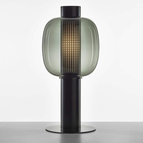 BROKIS BONBORI PC1167 grande  - vetro grigio fumé trasparente - struttura nera opaca - outdoor