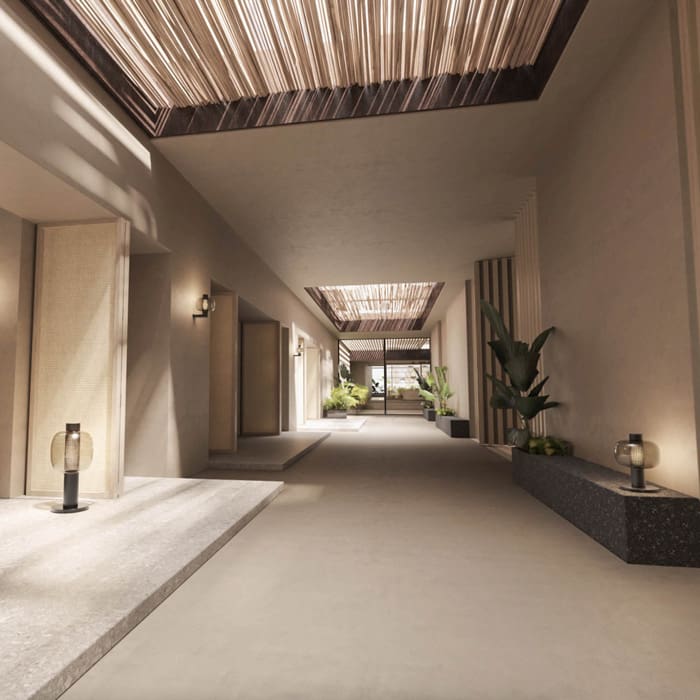 BROKIS BONBORI PC1251 wall up - triplex opal glass - matt black structure - outdoor - Image 2