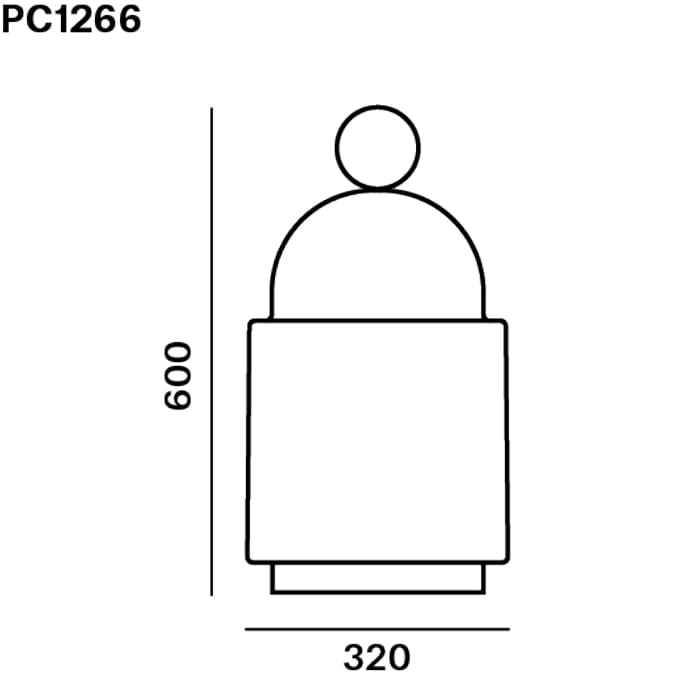 BROKIS DOME NOMAD PC1266 grande - tavolo/terra - vetro trasparente - struttura acciaio inossidabile spazzolato - outdoor - immagine 3
