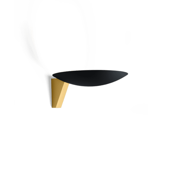 Wever Ducre SCAVA WALL SURF 1.0 LED 3000K nero oro