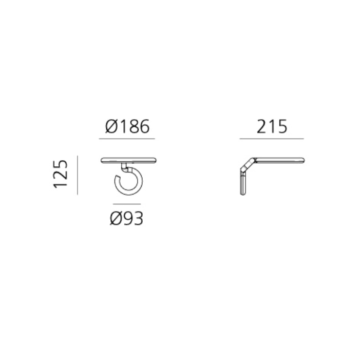 Artemide Vine Light spot - parete - nero - immagine 2