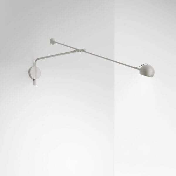 Artemide IXA - braccio parete - Bianco grigio