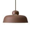 Wästberg w162 DALSTON s1 - motore led noce marrone, paralume noce marrone