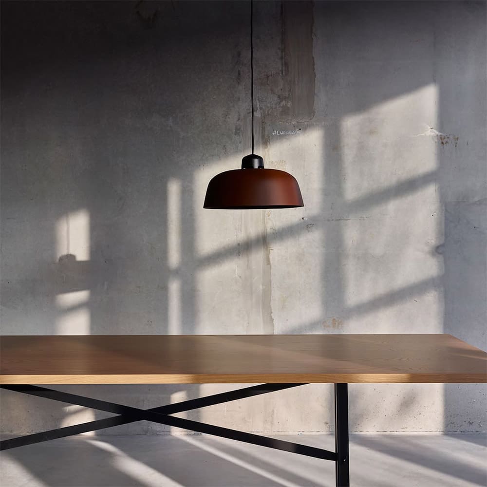 Wästberg w162 DALSTON s2 - motore led verde oliva, paralume grigio seta - immagine 2