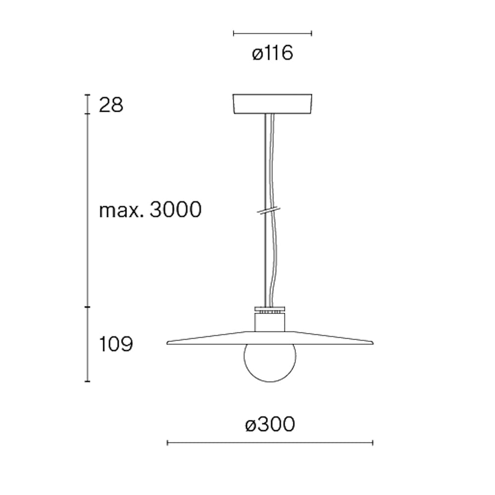 Wästberg w202 HALO s3 DALI - vetro opalino - immagine 3