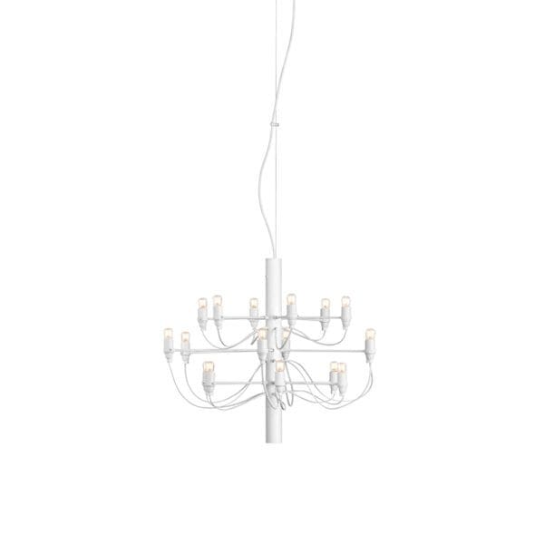 Flos 2097/18 - lampadine smerigliate - bianco opaco