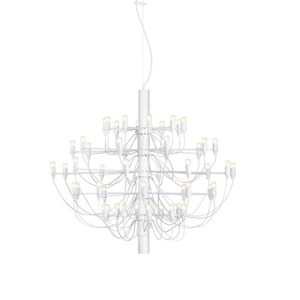 Flos 2097/50 - lampadine smerigliate - bianco opaco