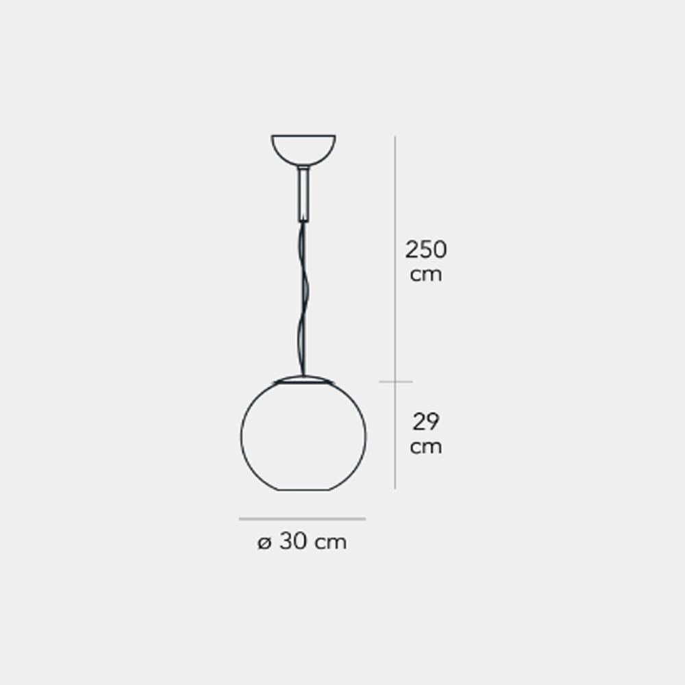 FONTANA ARTE GLOBO DI LUCE MEDIA - rame - immagine 3