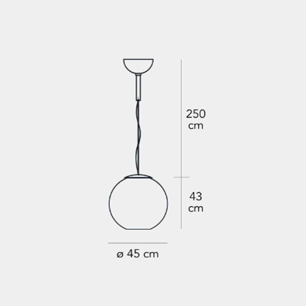 FONTANA ARTE GLOBO DI LUCE GRANDE - rame - immagine 3