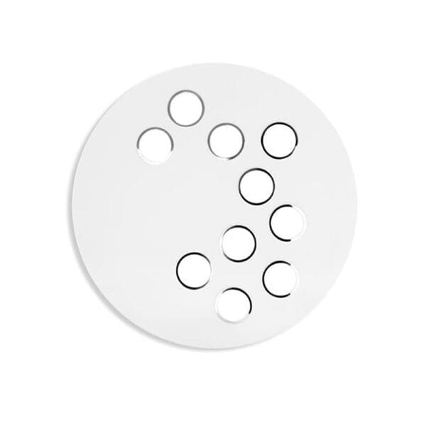 LUMEN CENTER BRAC 10 - ft white, chrome ring