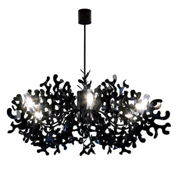 LUMEN CENTER CORAL - glossy black