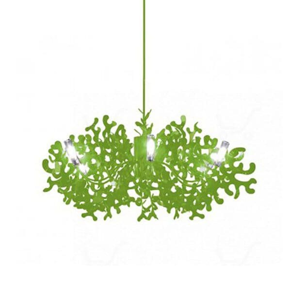 LUMEN CENTER CORAL - chartreuse green