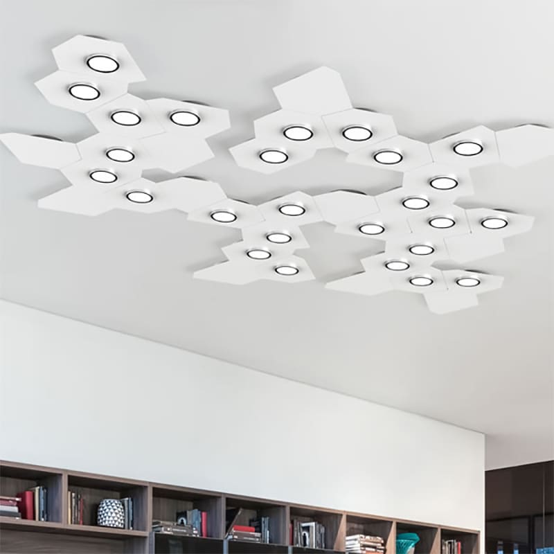 LUMEN CENTER DOMINO - ft white, chrome ring - Image 2