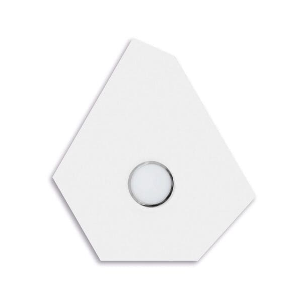 LUMEN CENTER DOMINO MAXI - ft white, chrome rings