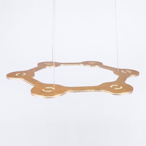 LUMEN CENTER FLAT RING 6 - golden foil