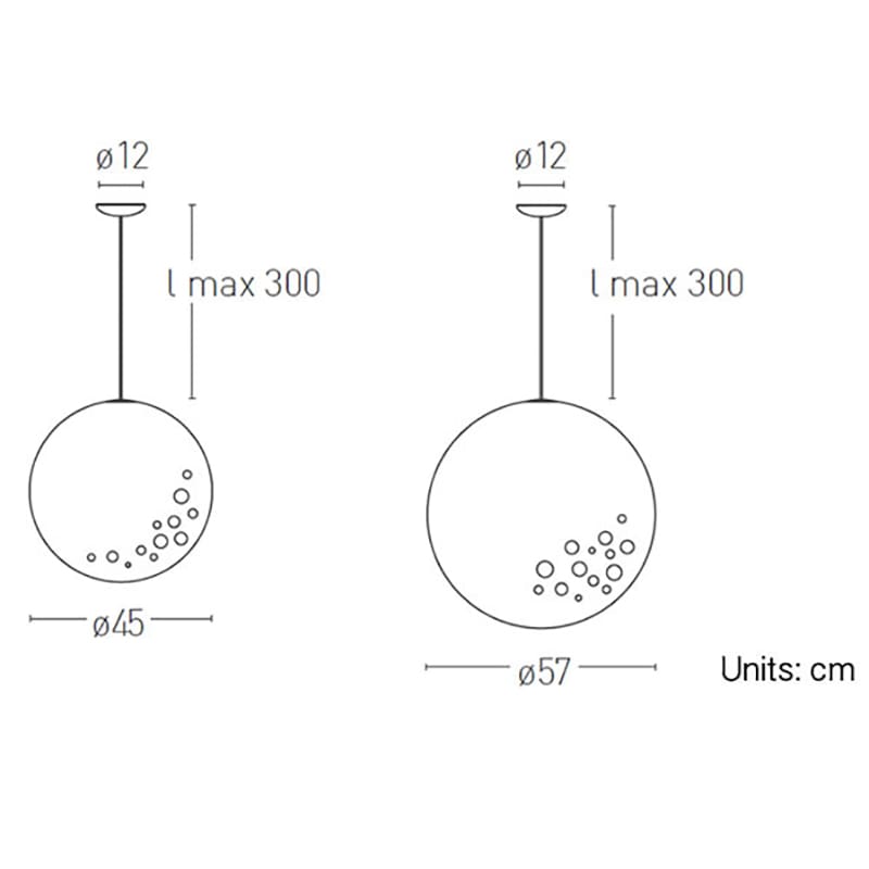 LUMEN CENTER ICELIGHT 45 - abs bianco - immagine 3
