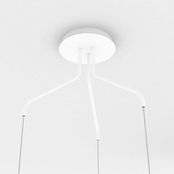 LUMEN CENTER ICELIGHT PENDANT 3 - bianco opaco