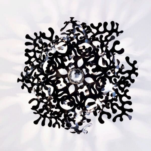 LUMEN CENTER LEAVES 21 - glossy black