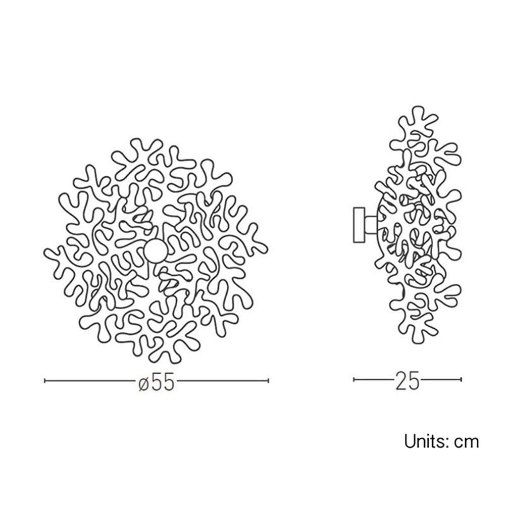 LUMEN CENTER LEAVES 21 - glossy white - Image 3