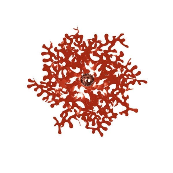 LUMEN CENTER LEAVES 21 - red