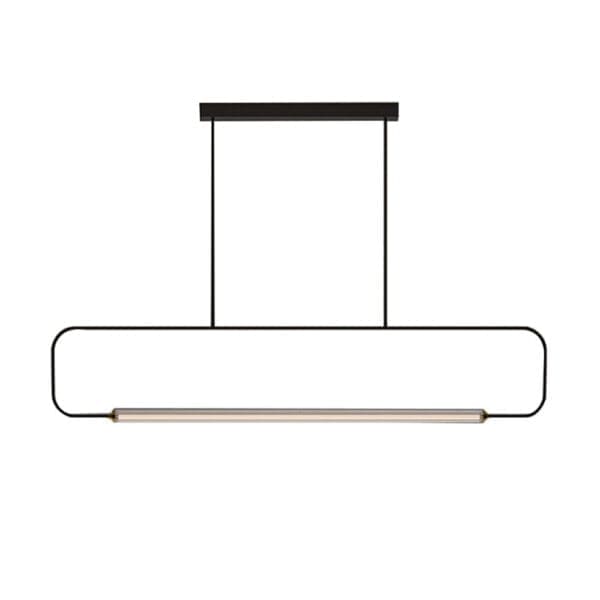 LUMEN CENTER SKYLINES SUS. LINEAR BIG - ft black and satin brass