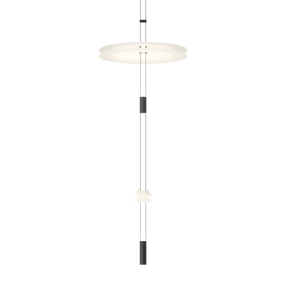 VIBIA FLAMINGO MINI 1590 Pulsante 1-10V, Built-in XS - nero