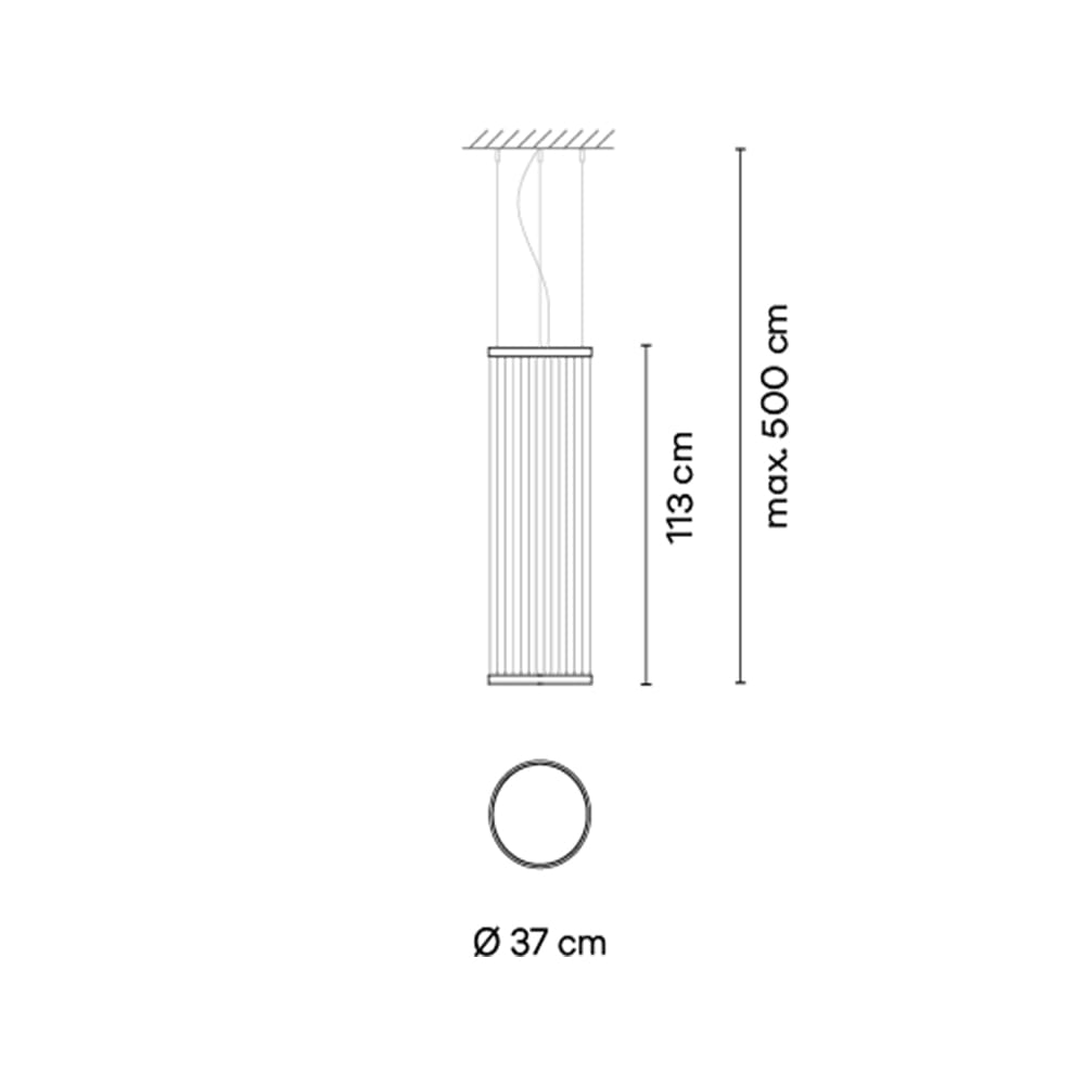 VIBIA ARRAY 1805 - Push; DALI-2, Built-in XS - beige M1 - Image 3