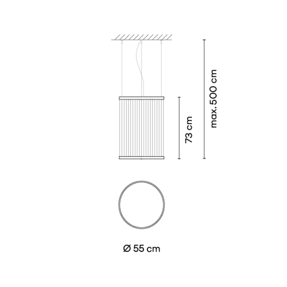 VIBIA ARRAY 1815 - 1-10V, Built-in XS - rosso terra - immagine 3