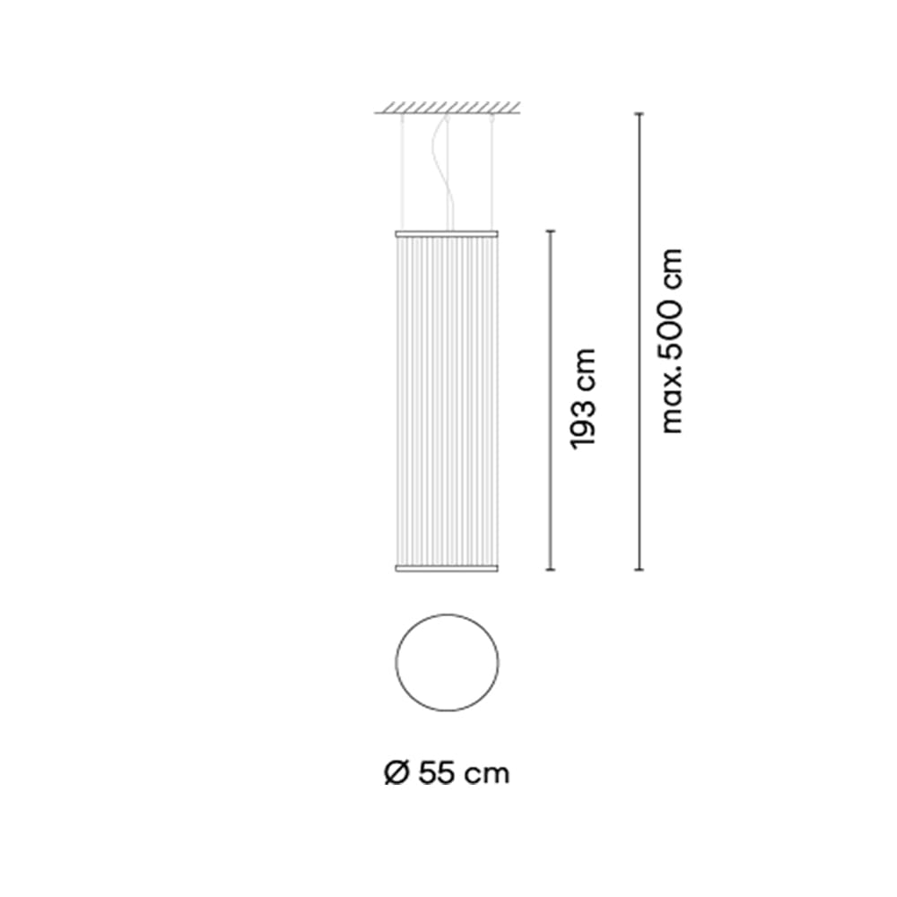 VIBIA ARRAY 1825 - 1-10V, Built-in XS - terra red - Image 3