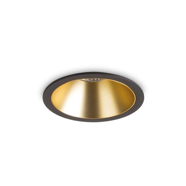 Ideal-Lux GAME TRIM ROUND 11W 3000K - black and gold