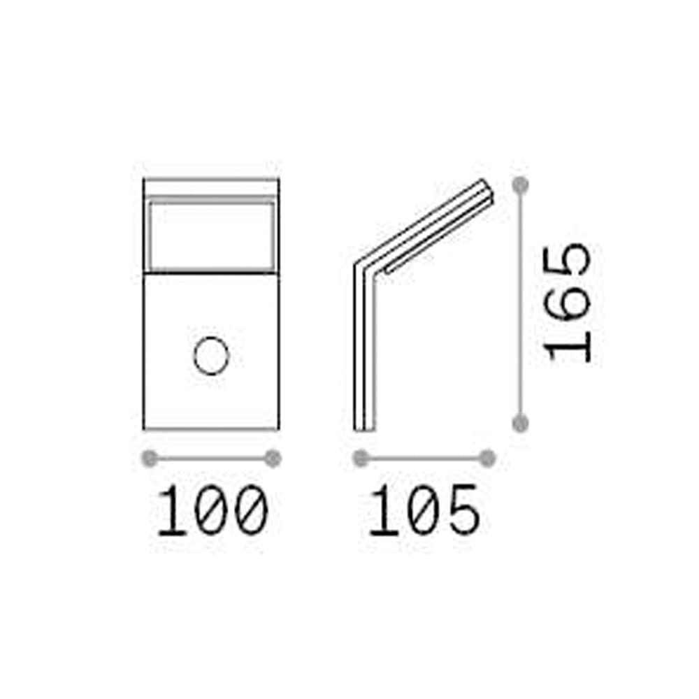Ideal-Lux STYLE AP SENSOR 3000K - bianco - immagine 3