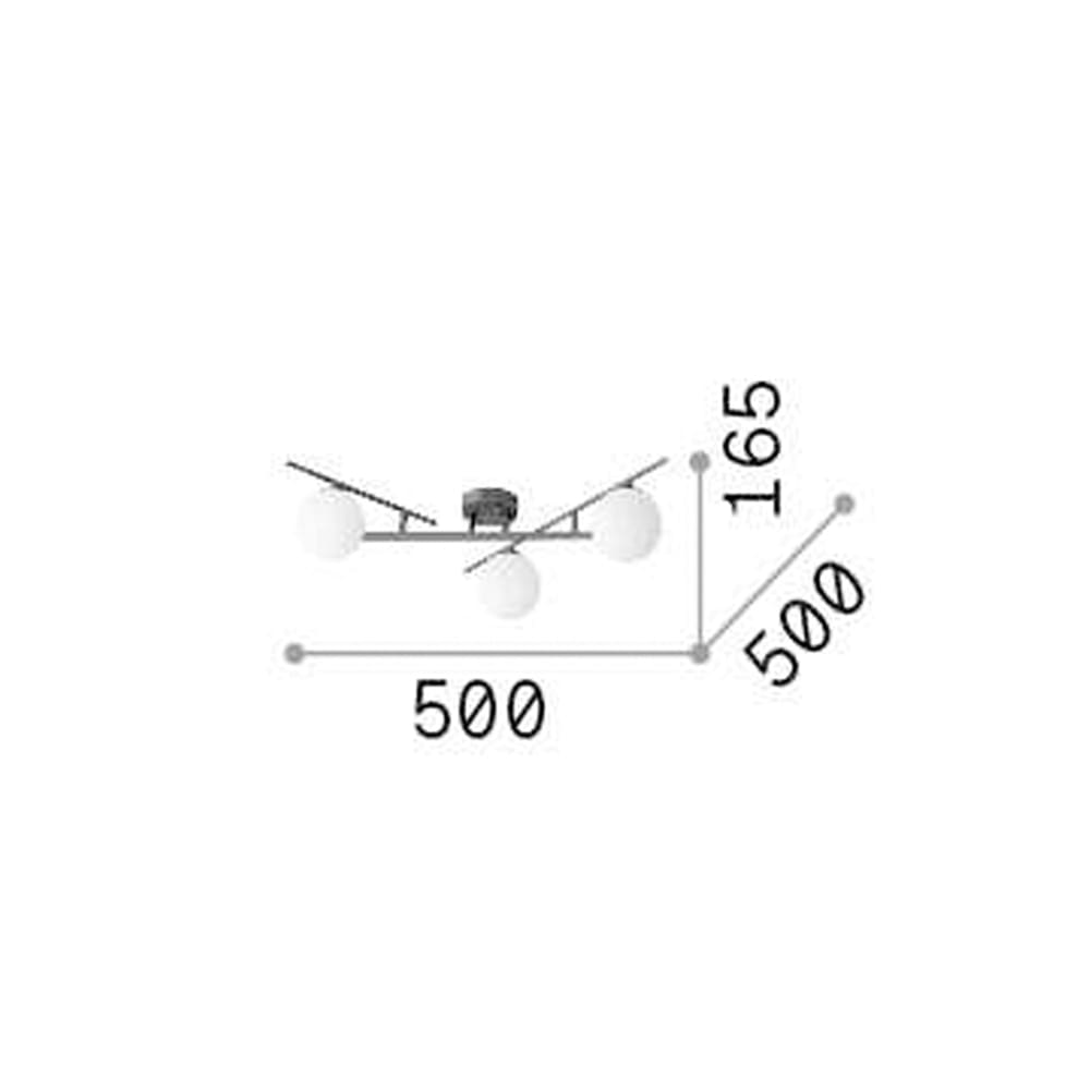 Ideal-Lux ATLAS PL3 - gold - Image 3