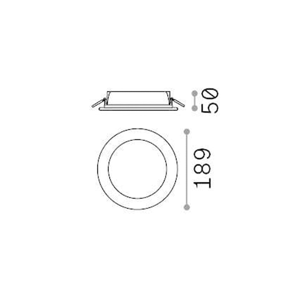 Ideal-Lux BASIC FI IP65 20W ROUND 20W - bianco - immagine 3