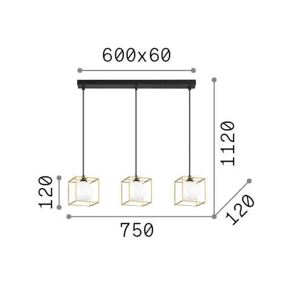 Ideal-Lux LINGOTTO SP3 SINGLE - black - Image 3
