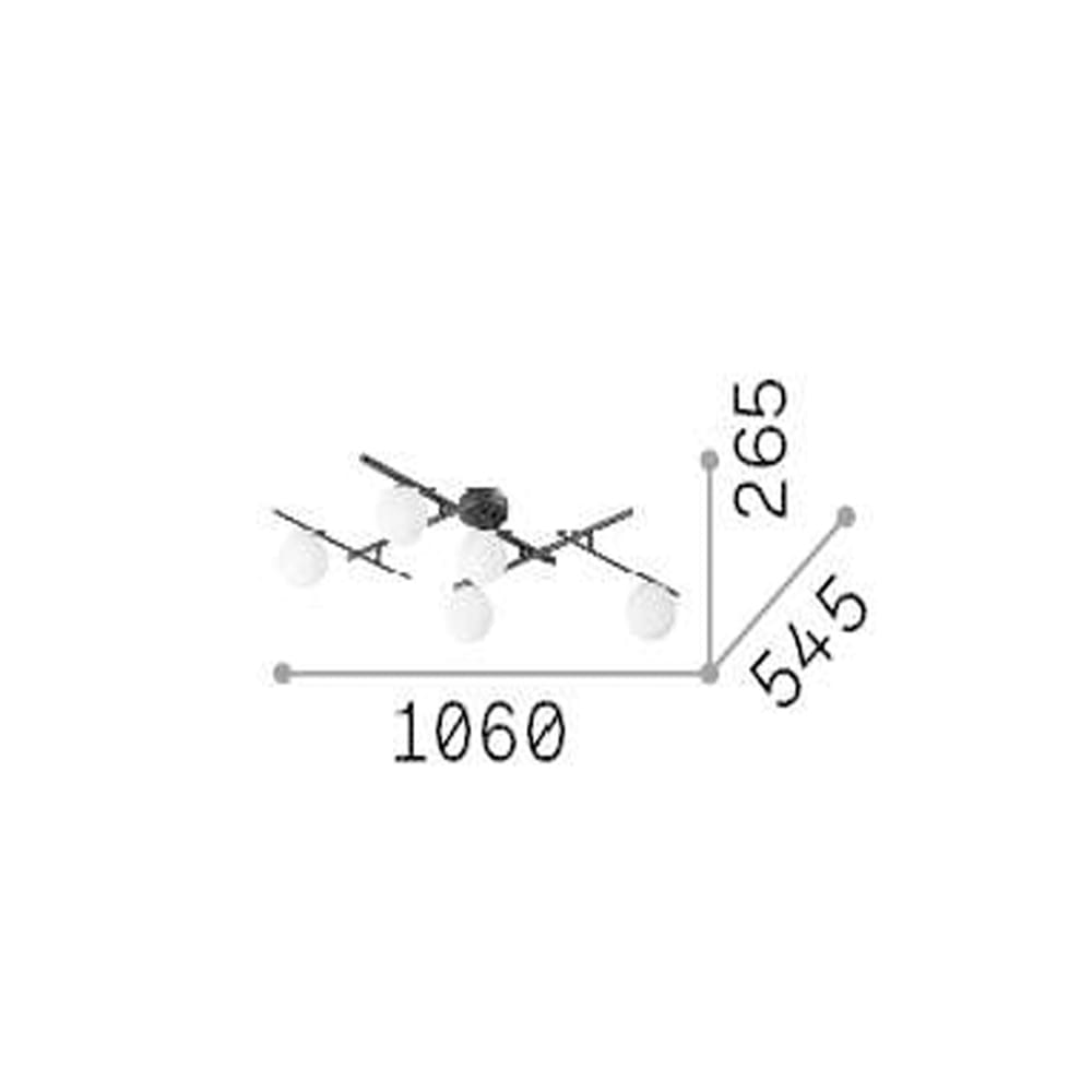 Ideal-Lux ATLAS PL5 - black - Image 3