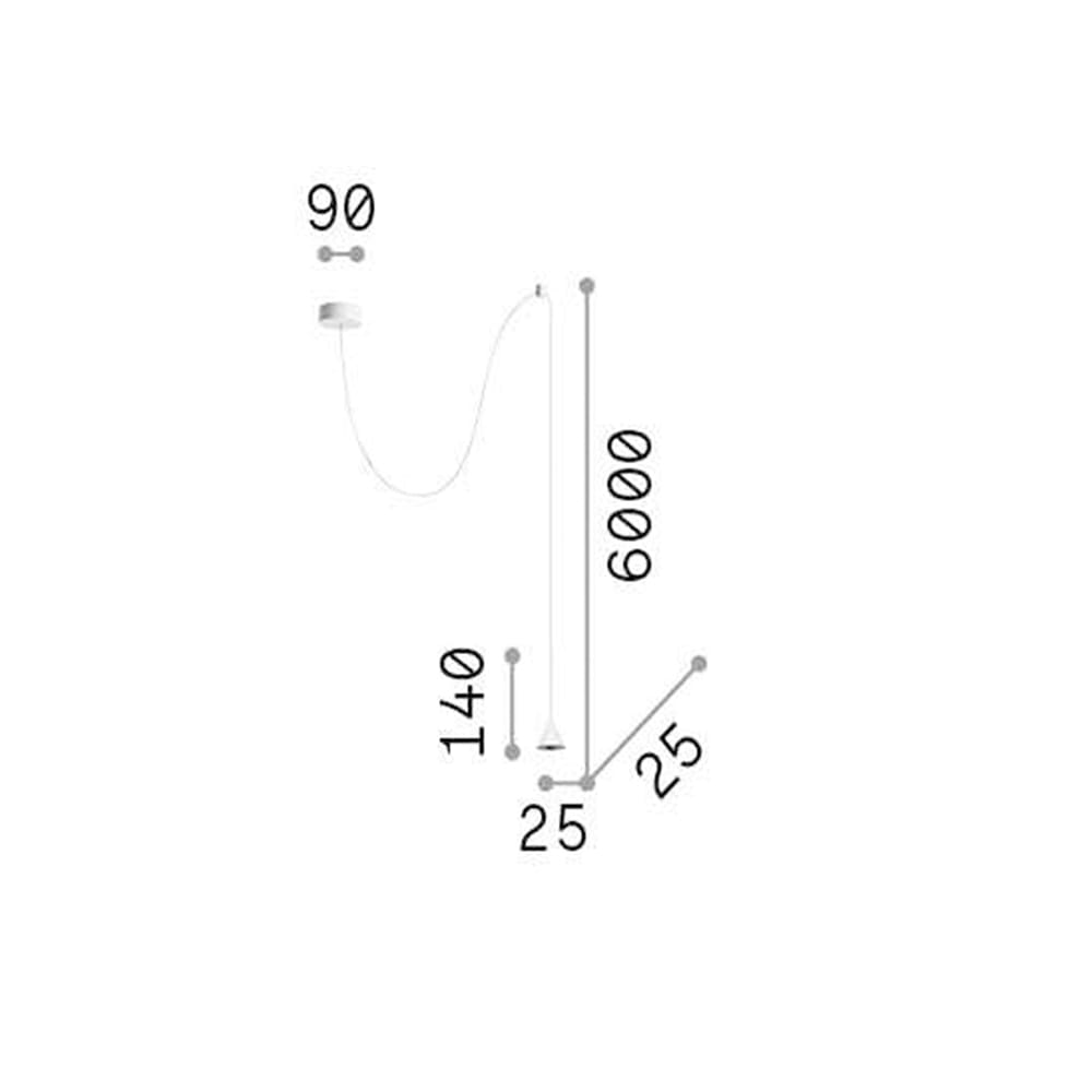 Ideal-Lux ARCHIMEDE SP CONO - nero - immagine 3