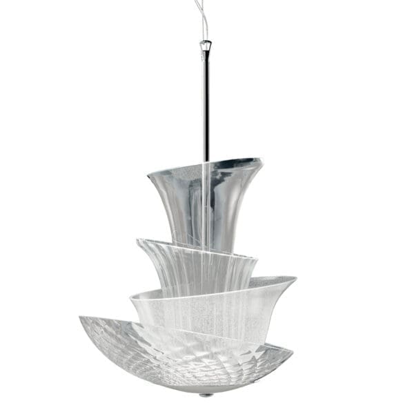 Italamp TREVI Sospensione 4037/S trasparente/oro lucido speciale