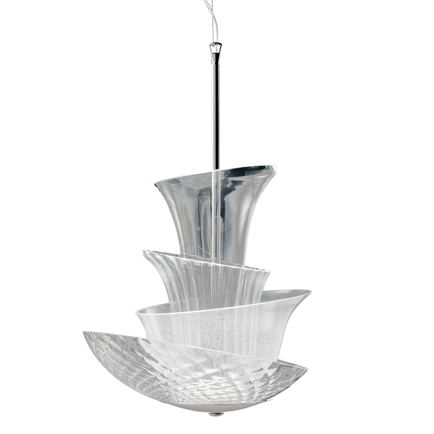 Italamp TREVI 4037/S - transparent glass and chrome