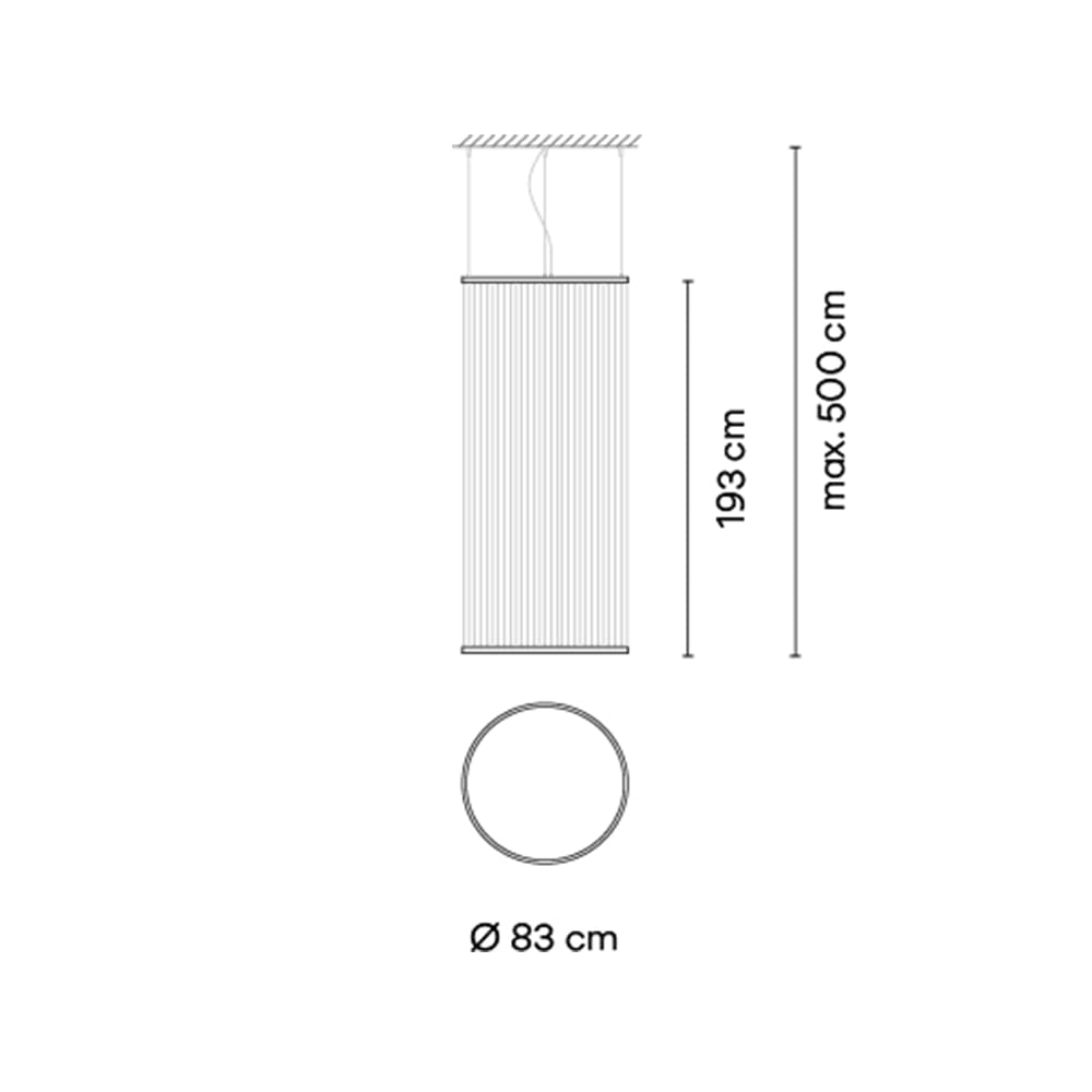 Vibia ARRAY 1835 Casambi, Built-in XS - terra red - Image 3