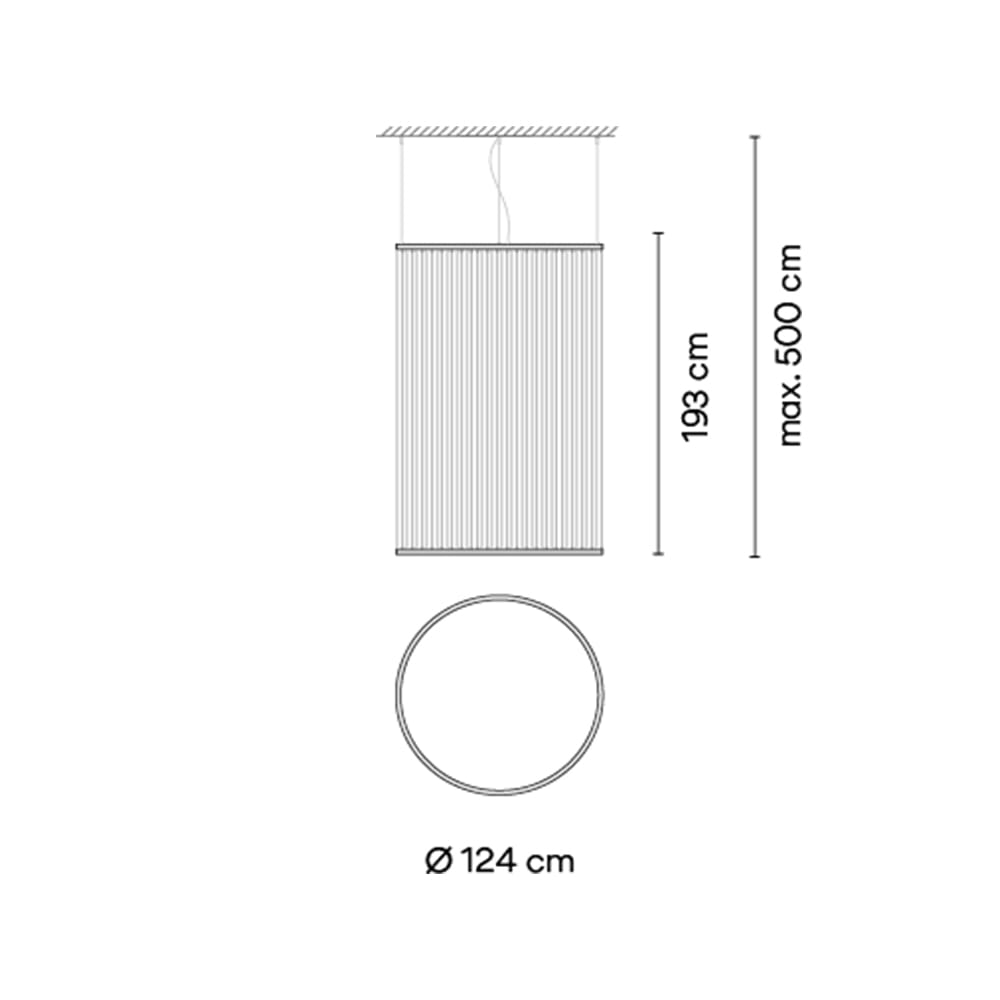 Vibia ARRAY 1845 Pulsante; DALI-2, Surface - verde L1 - immagine 3