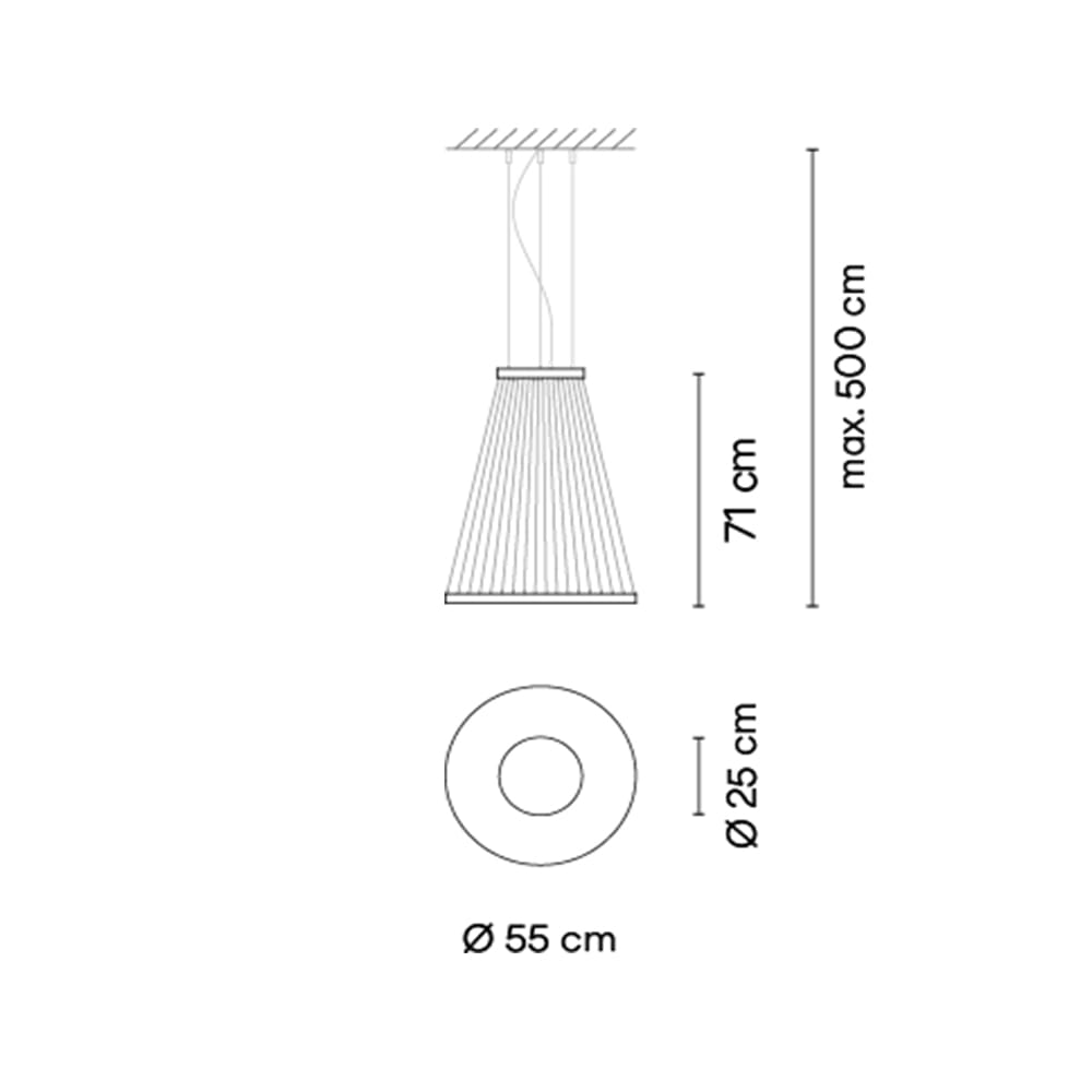 Vibia ARRAY 1850 Pulsante; DALI-2, Remote Micro - beige M1 - Image 3
