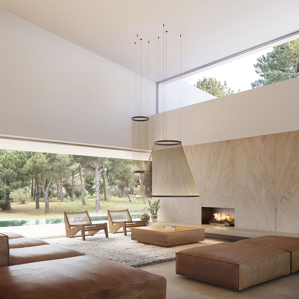 Vibia Array 1875 1-10V, Remote Micro - rosso terra - immagine 2