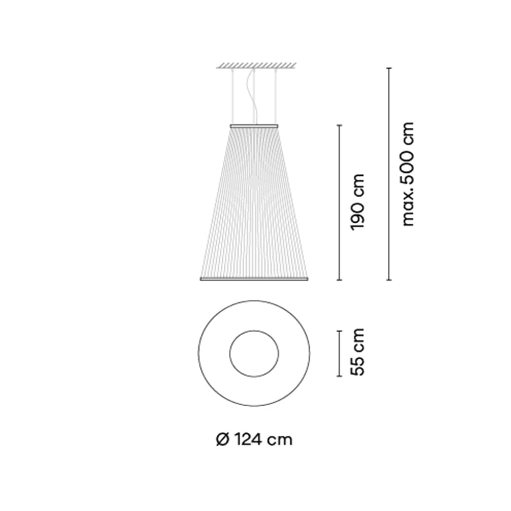 Vibia Array 1880 1-10V, Built-in XS - verde L1 - immagine 3