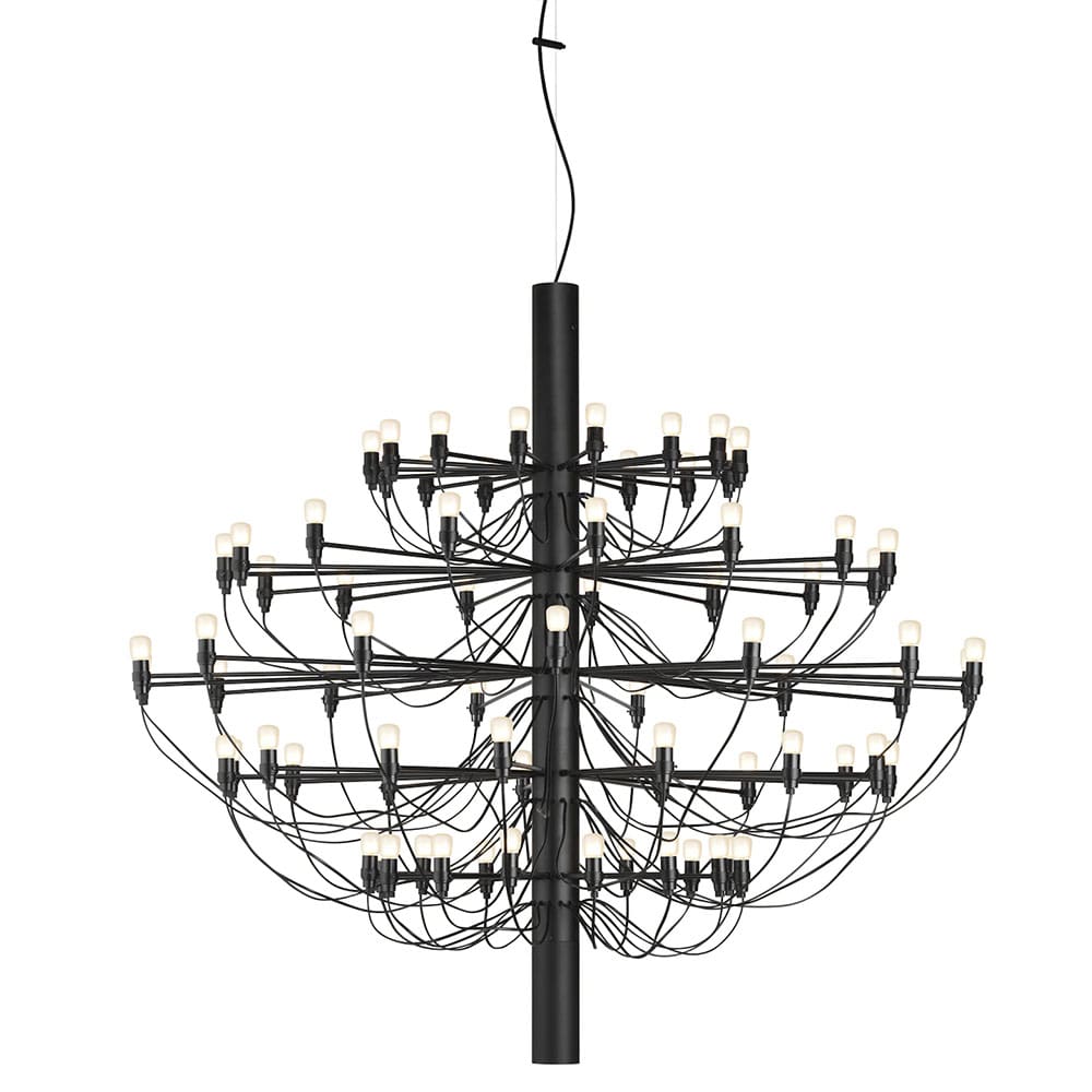 Flos 2097/75 frosted bulbs - matte black