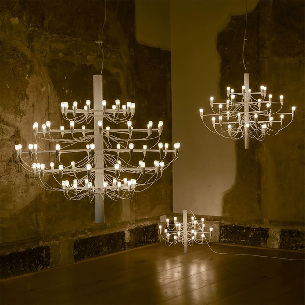 Flos 2097/75 frosted bulbs - brass - Image 2