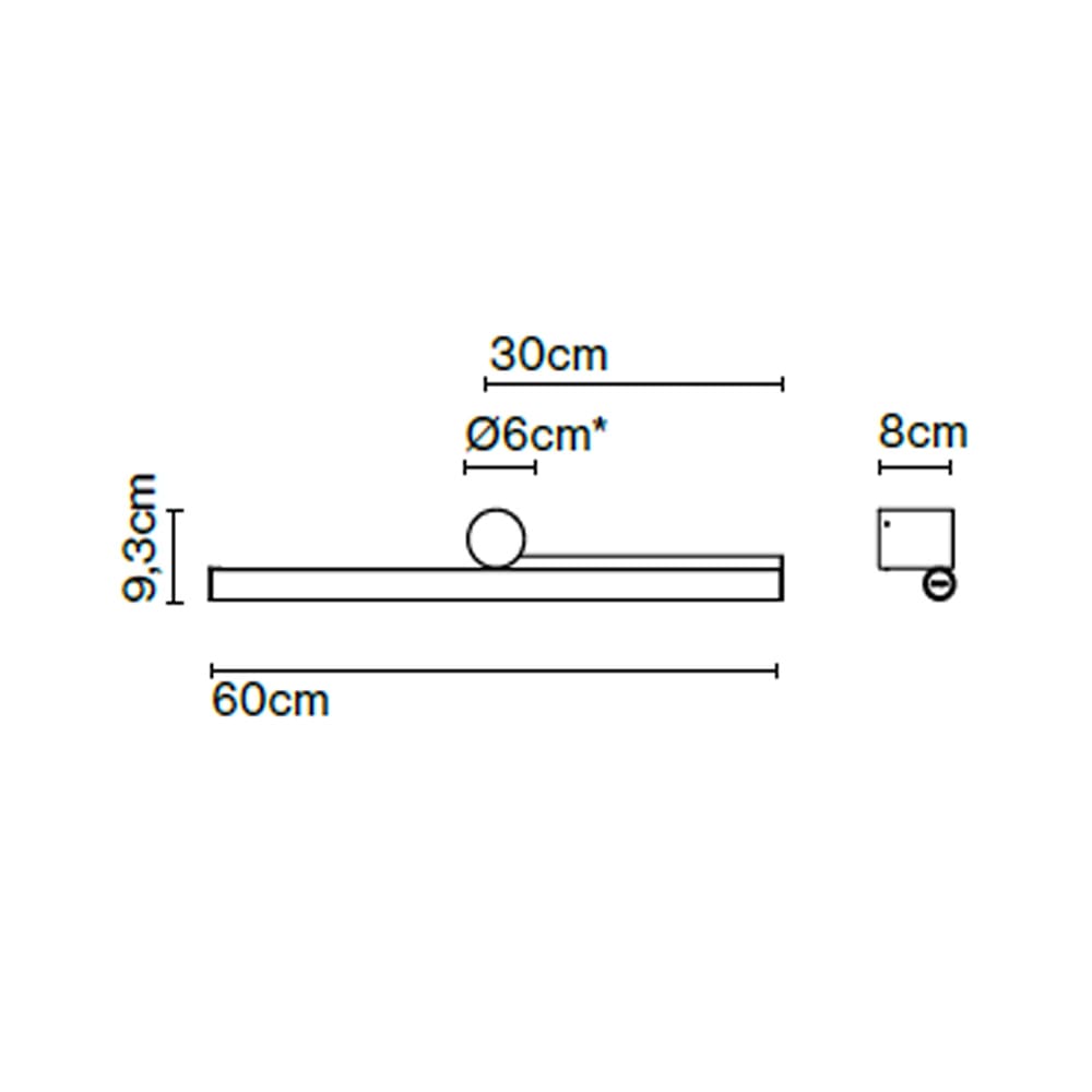 Marset AMBROSIA A 60 destra  2700K TRIAC - oro - immagine 3